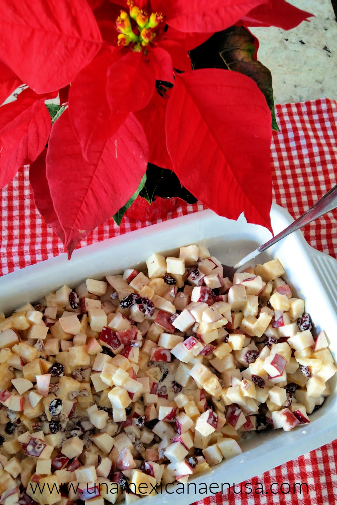 Ensalada De Manzana Para Navidad – Una Mexicana En USA